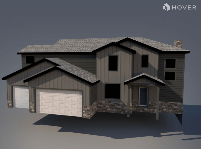3D modeling for siding in Utah 3D Modeling in Custom Home Exterior Planning